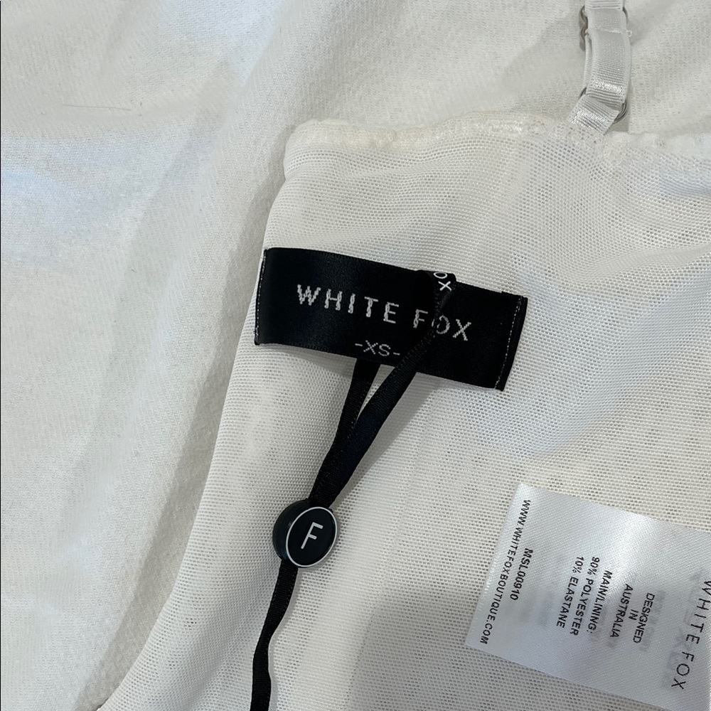 White Fox White Corset Top - Picture 3 of 3